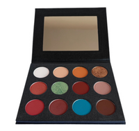 Rich, Highly Pigment Eye Shadow 12 Color Eye Shadow Palette Full View