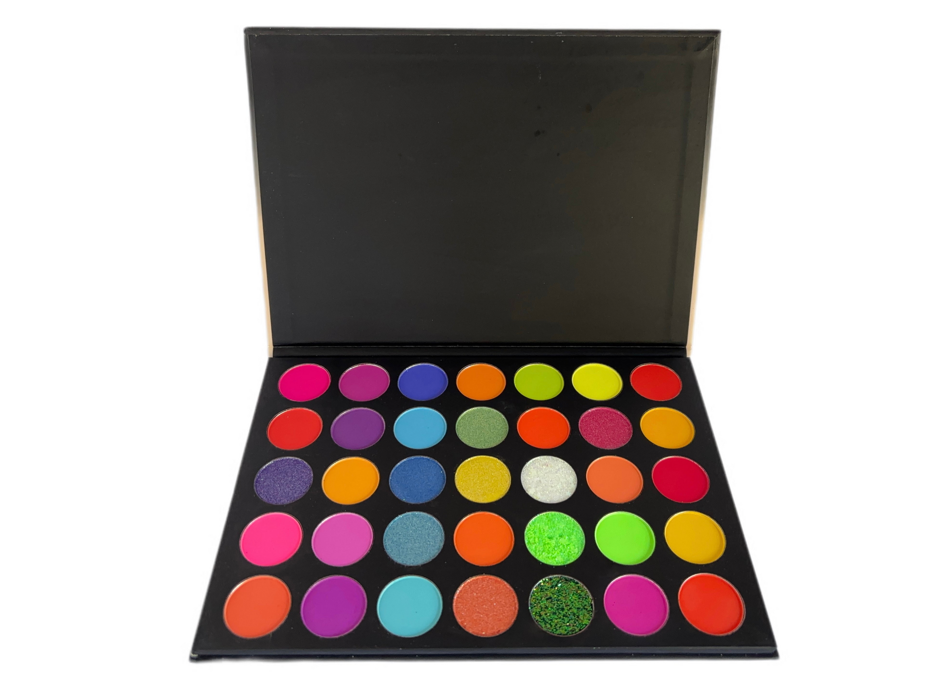 Rich, Highly Pigmented 35 Color Eyeshadow Full View